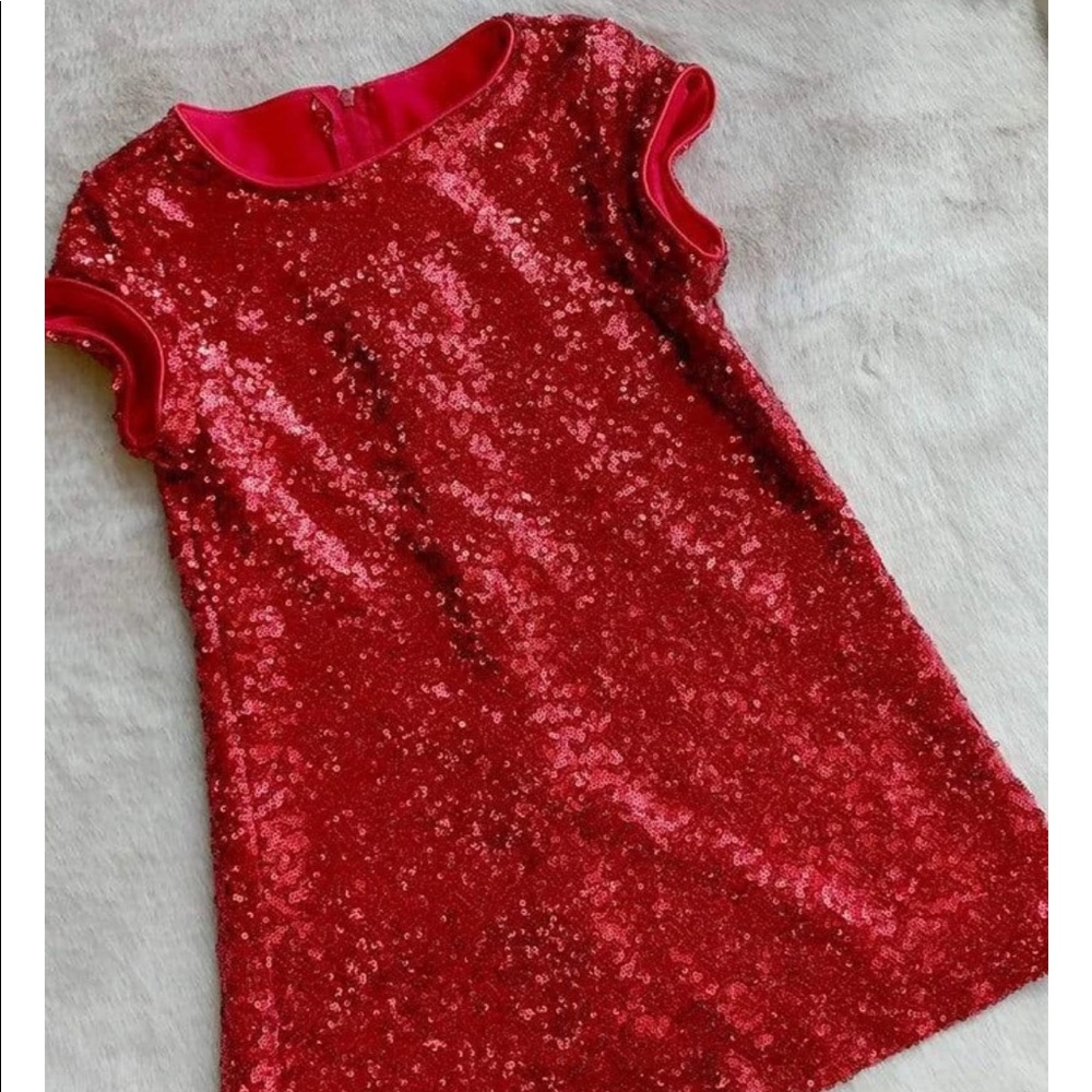 Xmas petite Adele kids dress, size 5-6, new